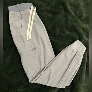 Figs women’s Jogger scrub pants - light blue color - XS